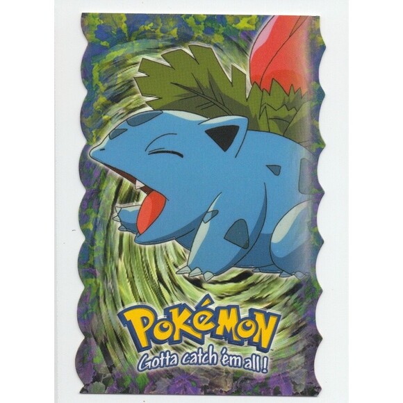 Bulbasaur/Ivysaur/Venusaur 1999 Topps Pokemon Movie Animation - Picture 4 of 8